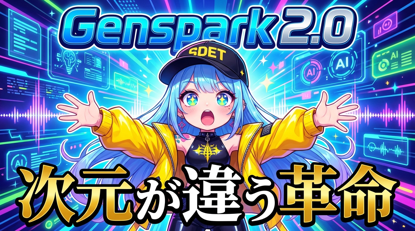 Genspark 2.0アップデートまとめ｜タイピング不要時代の到来です