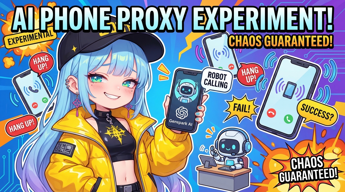 Genspark通話代行で親父に電話したらブチ切られた話